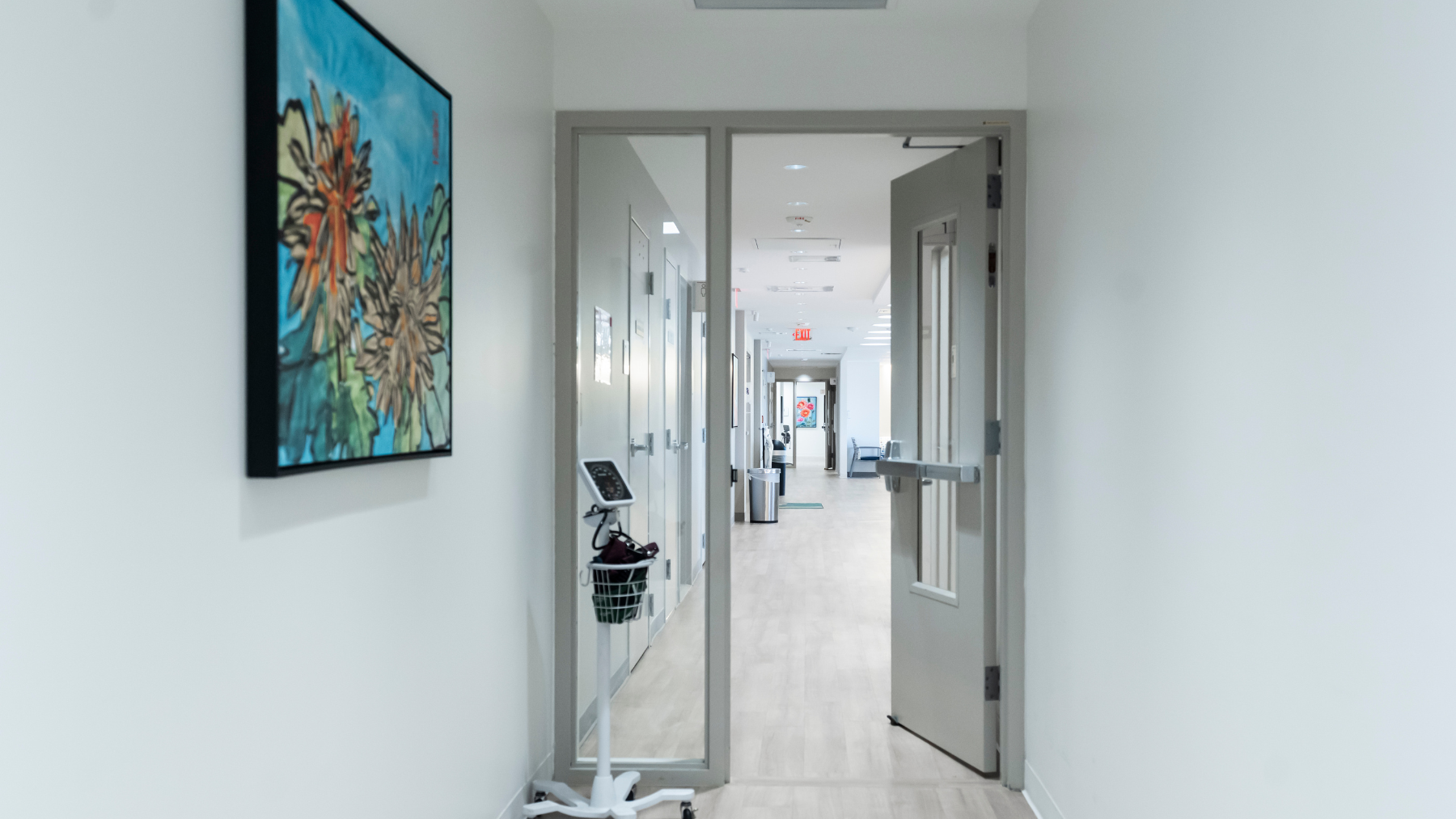 Capitol Hill door way to exam rooms