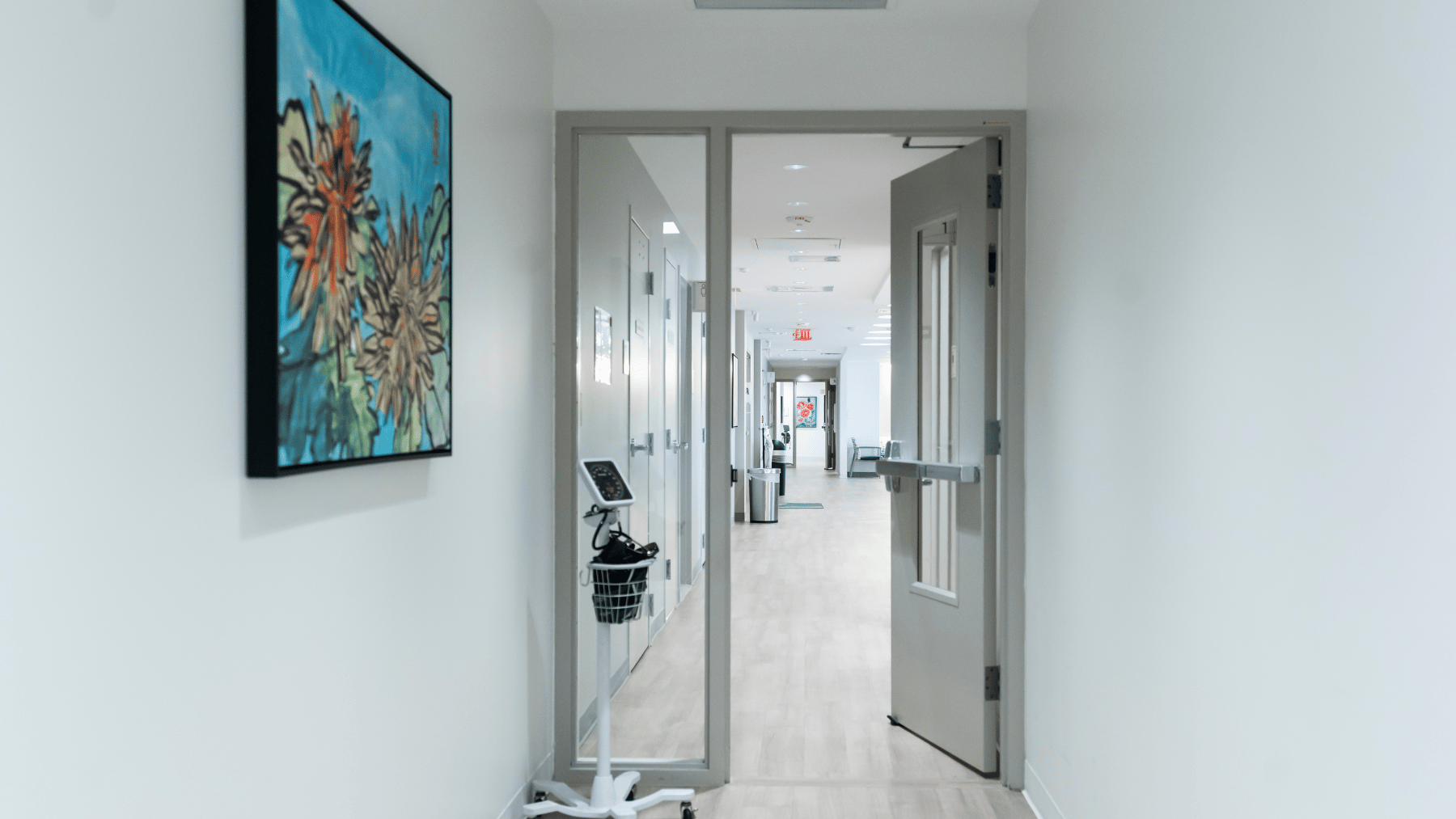 Capitol Hill door way to exam rooms