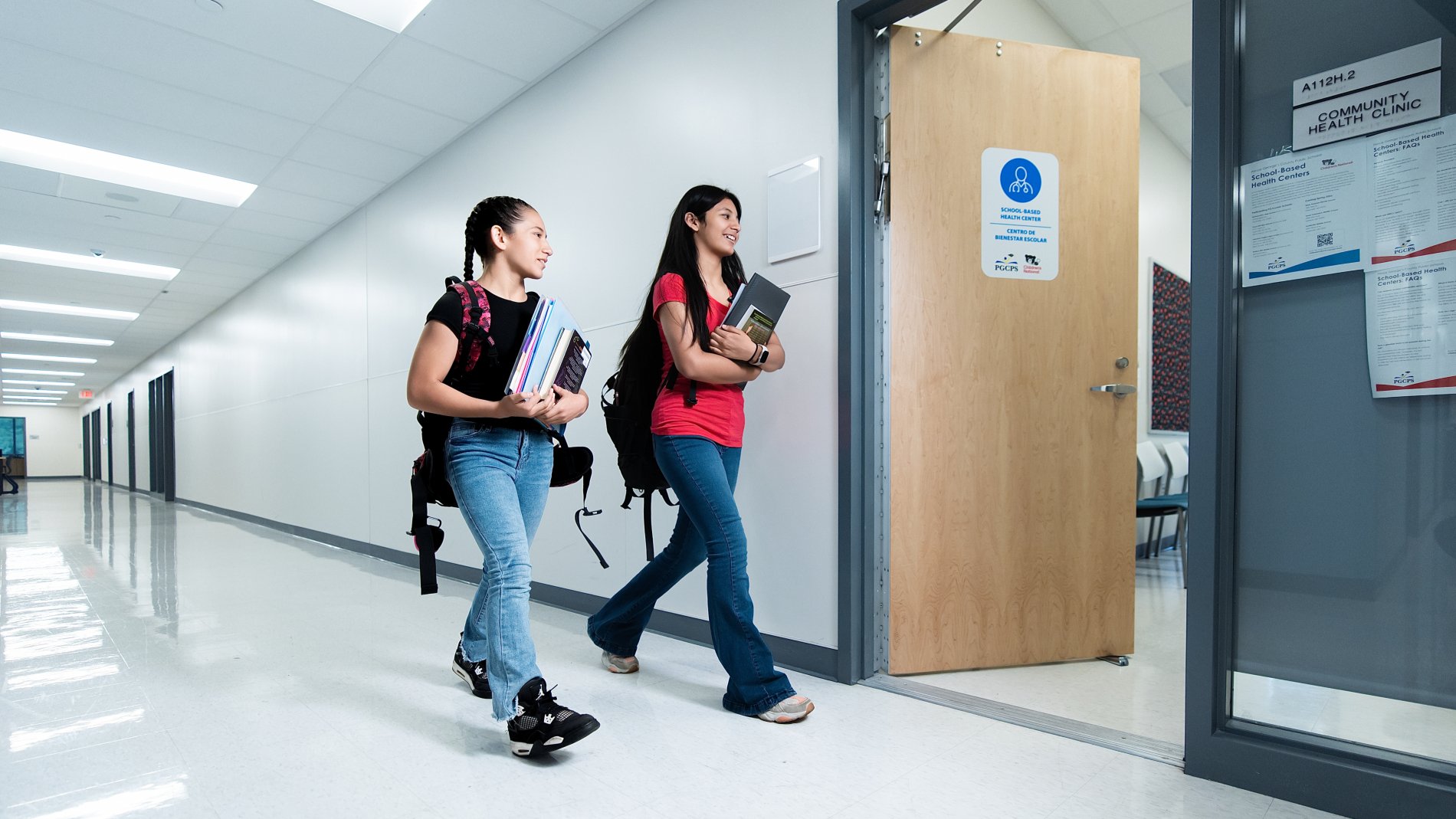 School health center entrance