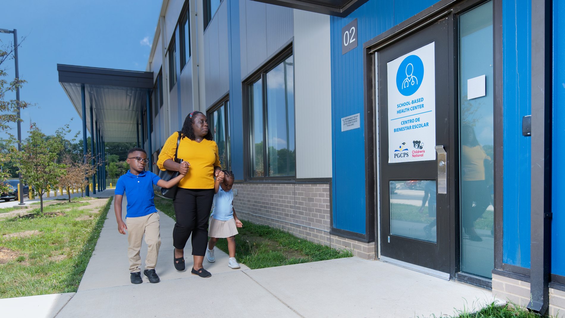 school health center exterior