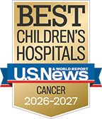 U.S. News & World Report - Best Children's Hospitals: Cancer 2026-2027 badge