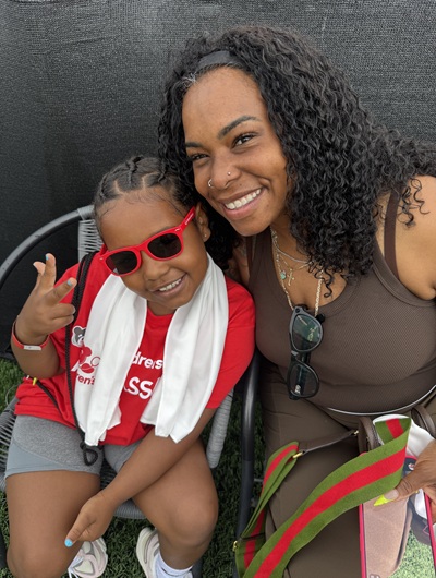 Children's National patient ambassador at Loudoun United FC.