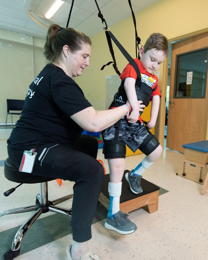 Young patient in therapy