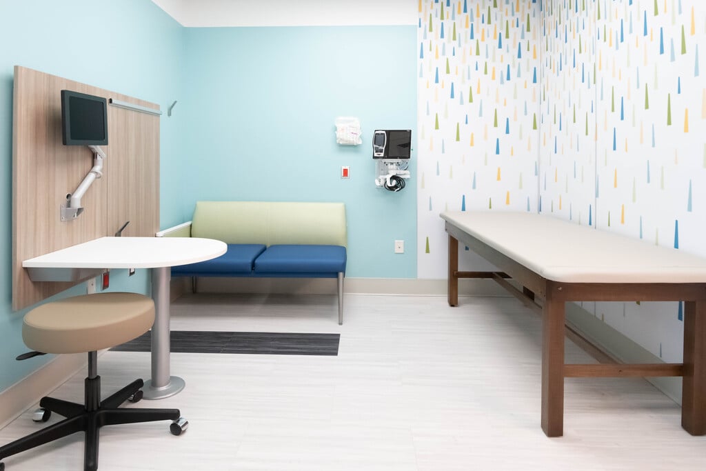 A patient room.