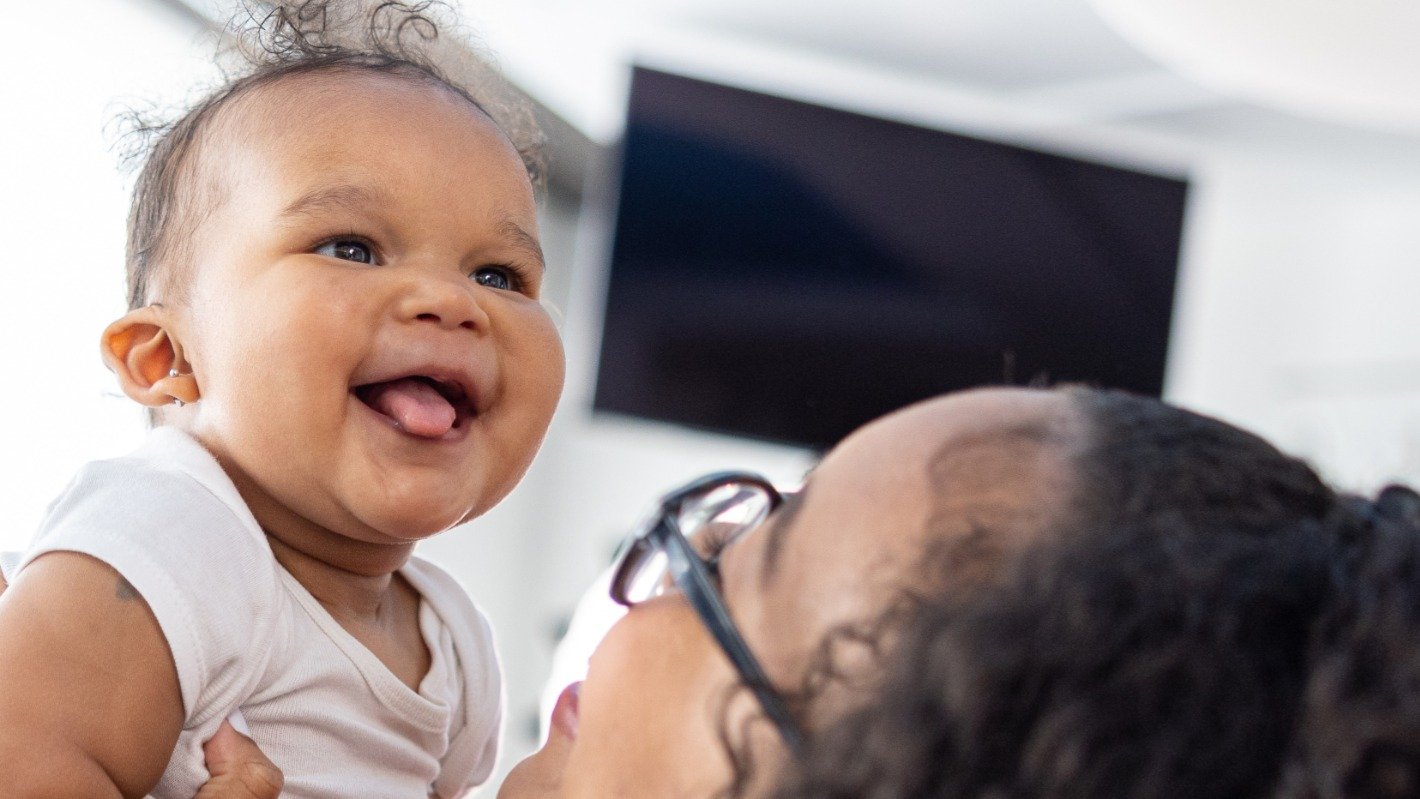 smiling baby