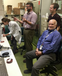 Students in a lab