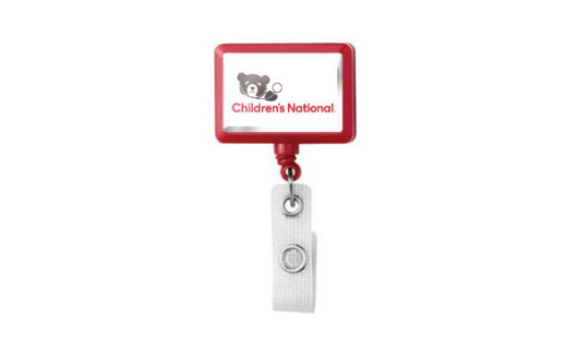 Badge reel.