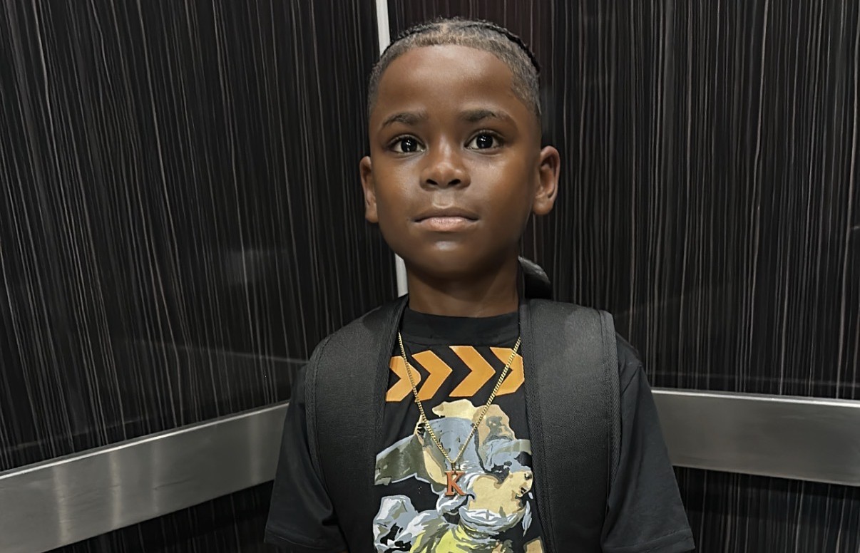 CNH patient, Karter, as an older and healthy child.